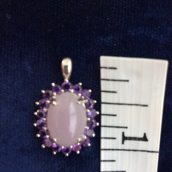 Michelle Albala Rose Quartz Enhancer Pendant - Picture 7 of 8